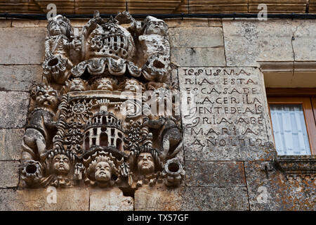 Blasón. Pesquera de Ebro. Cañón del Ebro. BURGOS. CASTILLA Y LEÓN. ESPAÑA Banque D'Images