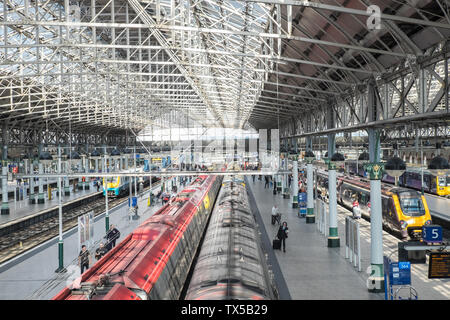 La gare Manchester Piccadilly, Manchester Piccadilly train station,,,Manchester,nord,nord,nord ouest,ville,Angleterre,English,GB,UK,Bretagne,British, Banque D'Images