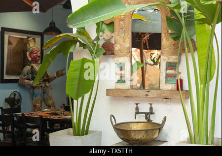 L'héritage d'un Café et bistro, Galle, Province du Sud, Sri Lanka Banque D'Images