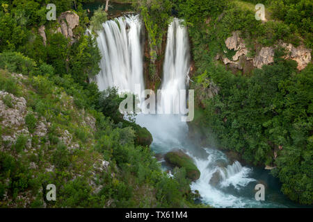 Manojlovački buk cascade dans le Parc National de Krka, Croatie Banque D'Images