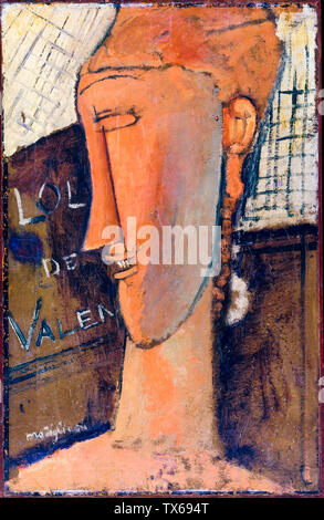 Amedeo Modigliani, Lola de Valence, portrait, 1915 Banque D'Images