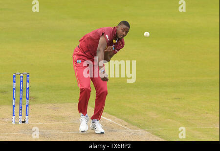 MANCHESTER, Angleterre. 22 juin 2019 : Les Antilles v Nouvelle-zélande, ICC Cricket World Cup Match, à Old Trafford, Manchester, Angleterre. Banque D'Images