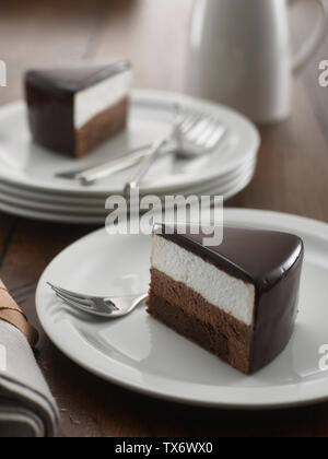 Gâteau au chocolat Banque D'Images