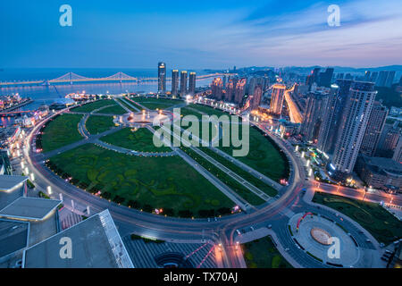 Dalian xinghai square Banque D'Images