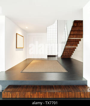 Escalier moderne de l'intérieur Banque D'Images