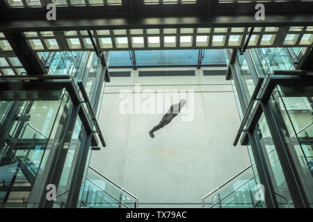 Sculpture,statue,filtre,PAR,Antony,Anthony,Gormley,Manchester Art Gallery,Manchester,nord,nord,nord ouest,ville,Angleterre,UK,GB,la,anglais, Banque D'Images