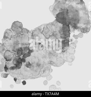 Encre abstrait Banque D'Images