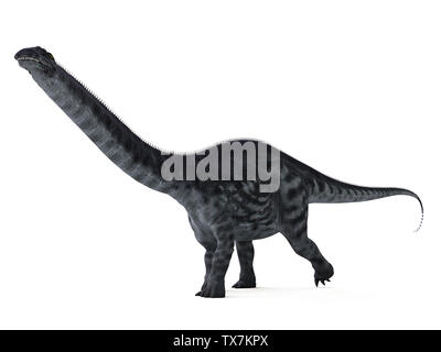 Rendu 3d illustration d'un apatosaurus Banque D'Images