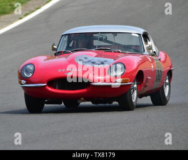 Paul Kennelly, Jaguar E-Type, Equipe GTS, Masters Festival Historique, Brands Hatch, mai 2019. Brands Hatch, voitures classiques, événement classique, Classic Racing Banque D'Images