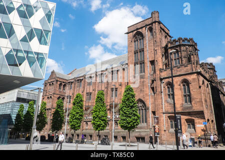 La bibliothèque John Rylands de Manchester,nord,nord,nord,ouest,ville,Angleterre,English,GB,UK,Bretagne,europe,britanniques, Banque D'Images