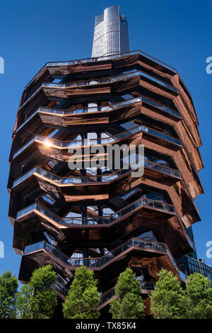 Le navire à Hudson Yards, Manhattan, New York City, New York, USA Conçu par le designer britannique Thomas Heatherwick Banque D'Images