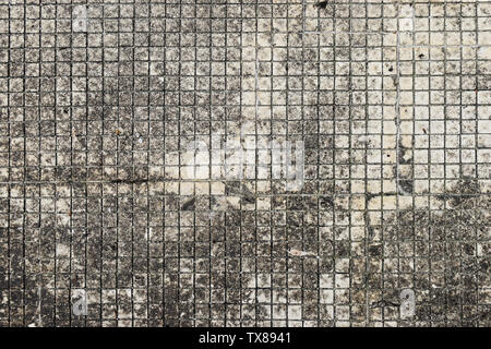 De grunge modèle mosaïque avec texture gris utile pour arrière-plan, d'écrans ou copie de l'espace pour l'oeuvre numérique immersive. Banque D'Images