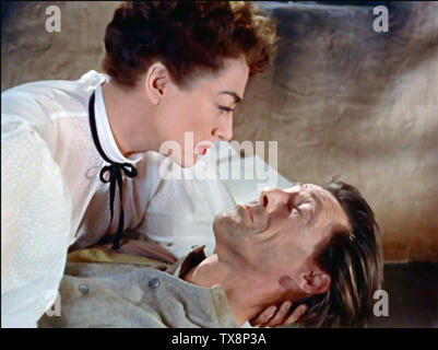 JOHNNY GUITAR 1954 Republic Pictures film avec Joan Crawford et Sterling Hayden Banque D'Images