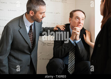 Deux hommes d'affaires d'un autre confort. Banque D'Images