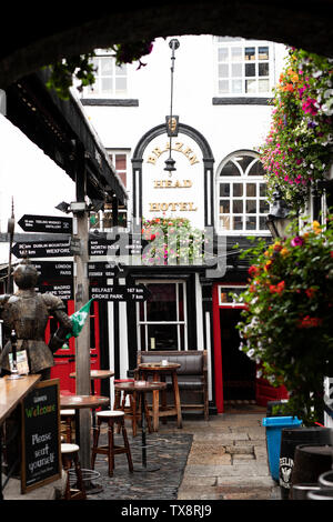 Le Brazen Head, censé être le plus vieux pub de Dublin, Irlande. Banque D'Images