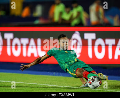 Suez, Egypte. 24 Juin, 2019. Suez, Egypte. 24 Juin, 2019. Khalil Moulay Ahmed de la Mauritanie pour la coupe d'Afrique des Nations 2019 match entre le Mali et la Mauritanie au stade de l'Armée de Suez, Egypte Suez dans. Ulrik Pedersen/CSM/Alamy Live News Crédit : Cal Sport Media/Alamy Live News Banque D'Images