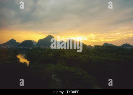 Paysage de Guilin Banque D'Images