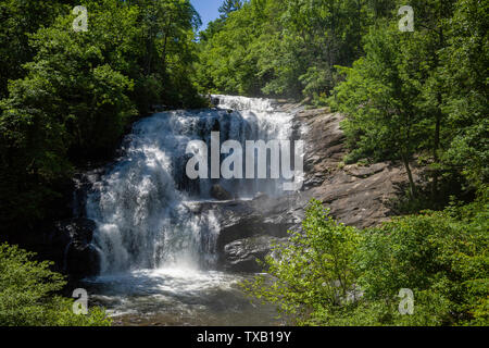 Chutes de la rivière chauve dans les Great Smoky Mountains Banque D'Images