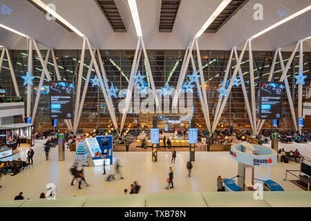 La Hongrie, NOV 11 : vue de l'intérieur de l'aéroport international le 11 novembre 2018 à la Hongrie Banque D'Images