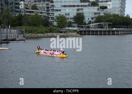 Concord Pacific Dragon Boat Festival à Vancouver, British Columbia Canada en juin 2019 Banque D'Images