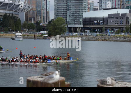 Concord Pacific Dragon Boat Festival à Vancouver, British Columbia Canada en juin 2019 Banque D'Images