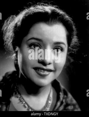 L'actrice de Bollywood indien Usha Kiran, Inde, Asie, 1953 Banque D'Images