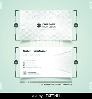 Résumé nom de l'entreprise corporate card design géométrique modèle de demi-teinte. Vous pouvez utiliser pour le nom de l'entreprise conception de cartes, modèle, annonce, publicité, l'impression. Illustration de Vecteur