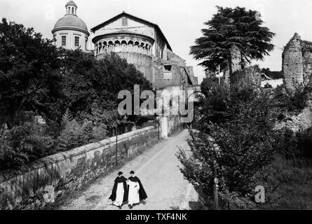 Italie, Rome, la basilique des Saints Jean et Paul sur le Caelius , 1930 Banque D'Images