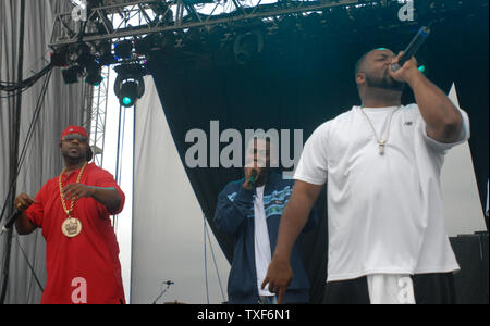 Wu-Tang Clan effectue au Virgin Festival à Pimlico Raceway à Baltimore, Maryland le 5 août 2007. (Photo d'UPI/Alexis C. Glenn) Banque D'Images