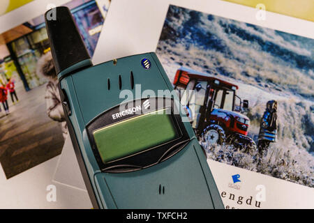 Classic Phone Ericsson T28 Banque D'Images