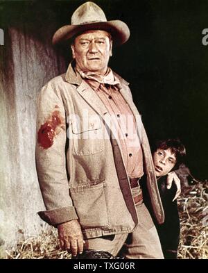 Big Jake Année : 1971 USA Réalisation : GEORGE Sherman John Wayne, Ethan Wayne Banque D'Images