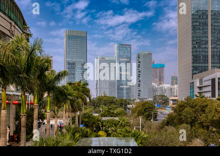 Bâtiment de Baidu, Houhai, la Baie de Shenzhen Banque D'Images