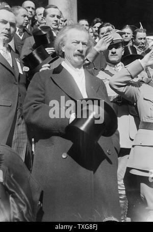 Ignacy Jan Paderewski, pianiste polonais, diplomate, Premier Ministre de la Pologne Banque D'Images