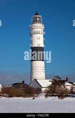 Géographie / Voyage, Allemagne, Schleswig-Holstein, phare à Kampen en hiver, isle Sylt, Nord, droits-supplémentaires-dégagement-Info-non-disponible Banque D'Images