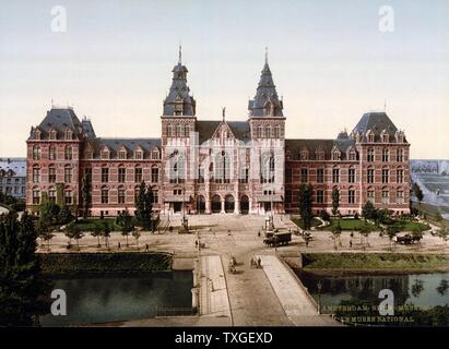 Rijksmuseum, Amsterdam, Pays-Bas, vers 1895-1905 Banque D'Images