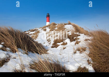 Géographie/voyage, Allemagne, Schleswig-Holstein, phare de Hoernum, isle Sylt, Iles Frise du Nord, droits-supplémentaires-dégagement-Info-non-disponible Banque D'Images