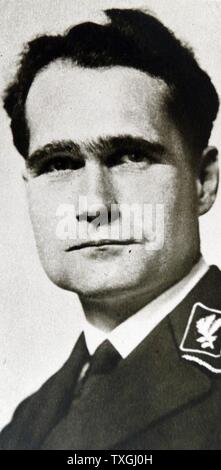 Rudolf Walter Richard Hess, vice-chef de parti Nazi Banque D'Images