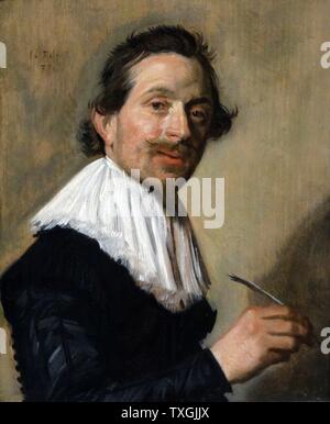 Portrait de Jean de la Chambre à l'âge de 33 ans par Frans Hals (1580-1666) un peintre de portrait. En date du 17e siècle Banque D'Images