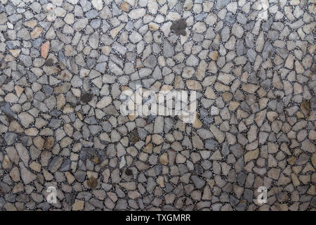 Carreaux de marbre poncé la texture. Arrière-plan de granit lisse. En résumé motif en pierre. La texture de la surface d'antiquités Banque D'Images