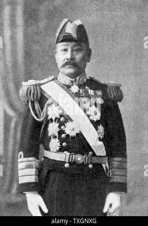 L'amiral Ito. Commandant en chef de la flotte japonaise lors de la guerre avec la Chine 1894-1895. Chef du Conseil de commandement de la Marine au cours de la guerre russo-japonaise, 1904-1905 Banque D'Images