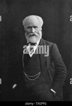 (James) Kier Hardie (1856-1915) Né en Écosse, un leader travailliste britannique, fondateur du Parti du Travail. Banque D'Images