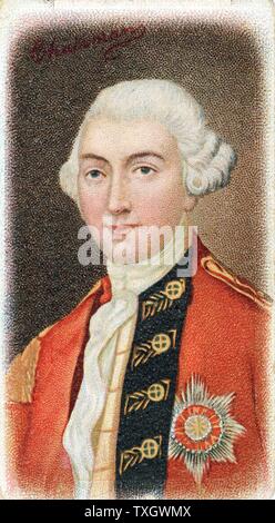 Jeffrey Amherst, lst baron Amherst (1717-1797), soldat anglais, commandant en chef de l'Amérique du Nord 1769, gouverneur-général de l'Amérique du Nord britannique 1760-1763, Commandant en chef de l'armée britannique 1772-1796. c1910 Chromolithographie Banque D'Images