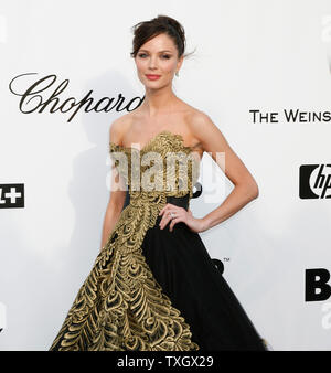 Designer Georgina Chapman arrive à l'amfAR Cinema Against AIDS 2008 gala qui aura lieu au cours de la 61e Festival de Cannes près de Cannes, France le 22 mai 2008. L'événement réunit des fonds pour la recherche sur le SIDA. (Photo d'UPI/David Silpa) Banque D'Images