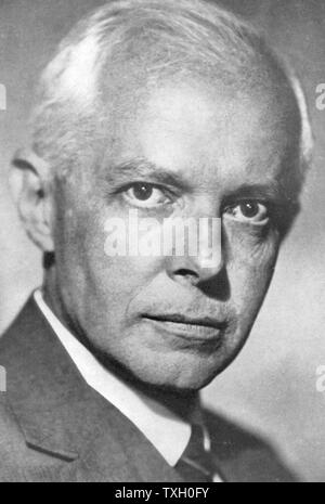 Bela Bartok (1881-1945) compositeur et pianiste hongrois Banque D'Images