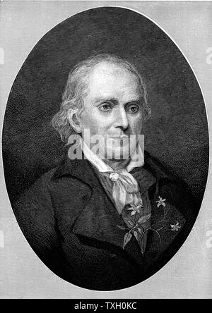 William Bartram (1739-1823) naturaliste américain ; fils du botaniste John Bartram (1699-1777) gravure sur bois, New York, 1896 Banque D'Images