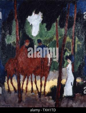 L'école Néerlandaise Kees Van Dongen cavaliers dans le Bois de Boulogne, c.1908-1909 Huile sur toile (64 x 53,2 cm) Le Havre, Musée des Beaux-Arts André Malraux Banque D'Images