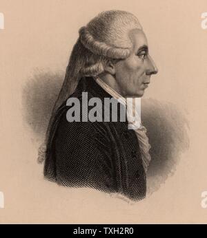 Jean Sylvain Bailly (1736-1793) astronome Français et homme politique. Président de l'Assemblée nationale Maire de Paris 1789-90. Guillotiné en révolution française. Gravure 1895. Banque D'Images