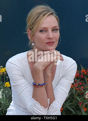 Uma Thurman arrive pour un photocall du jury lors de la 64e Festival annuel International du Film de Cannes à Cannes, France le 11 mai 2011. UPI/David Silpa Banque D'Images