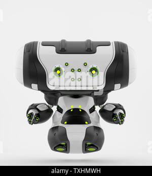 Antenne mignon avec fonction robot aspirateur, rendu 3D Banque D'Images