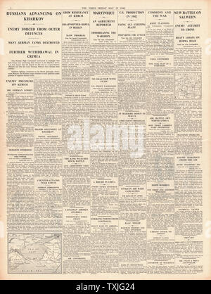 1942 page 4 la fois Bataille pour Kharkov Banque D'Images